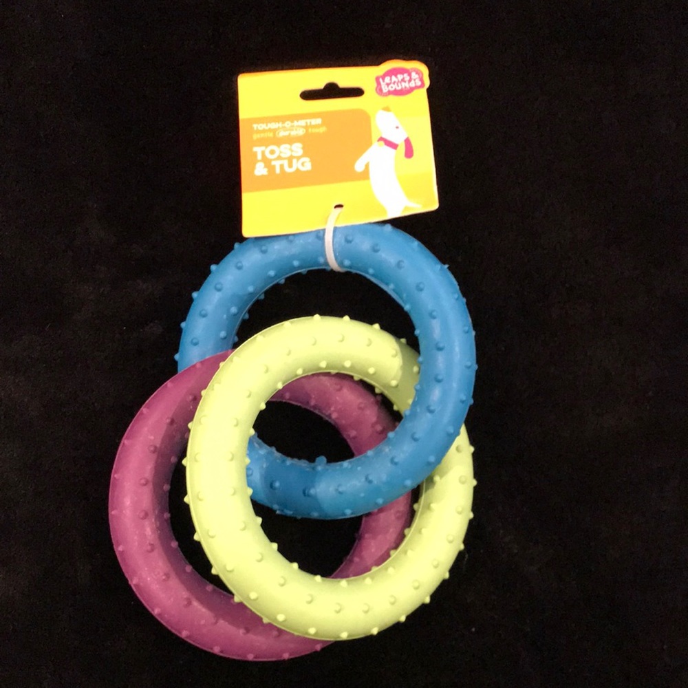 Brand new leaps & bounds Toss &Tug Dog  toy